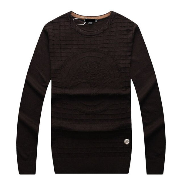 Billionaire wool Sweater men's 2019 new Fashion round neck casual commerce comfort embroidery M-5XL gentleman Free shipping