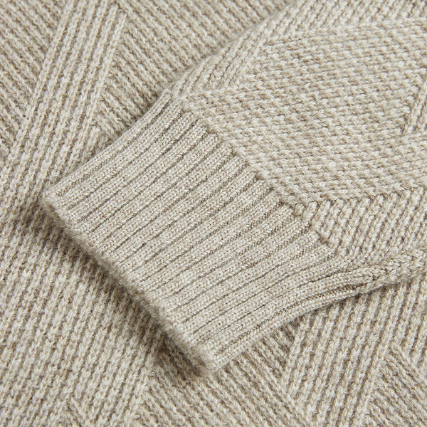 Genuine Cashmere 100 Pure Men's Sweater Cable Knit Thick Knitted Jacket Male Youth Wholesale Men's Pullover Wool Korean Style