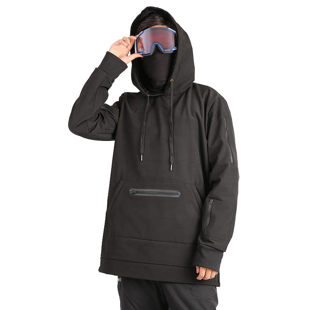 Hot Waterproof 10000 Men Women Skiing Jacket Outdoor Camping Hiking Windproof Sweater Soft Shell Ski Equipment Hooded Mask Coat