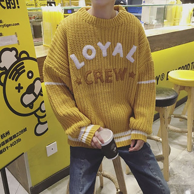 Korean Style Casual Cashmere Sweater Men Winter Pullovers Men Sweaters Turtleneck Plus Size Sweater Distressed Christmas Clothes