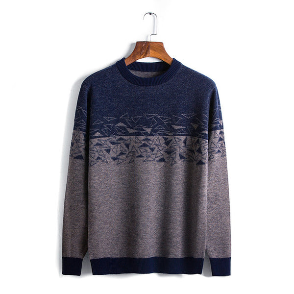Baishanglinna Wool Sweater Men Casual O-Neck Pullover Men Clothes 2019 New Winter Christmas Soft Warm Cashmere Sweaters PD37393