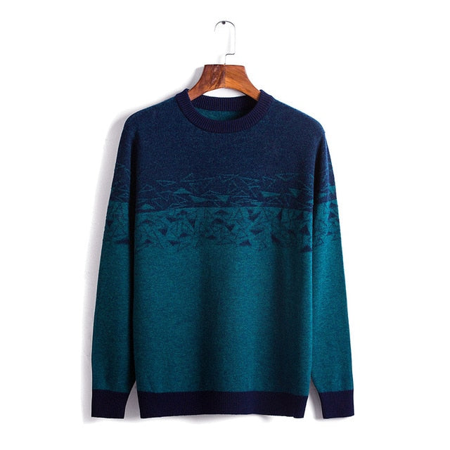 Baishanglinna Wool Sweater Men Casual O-Neck Pullover Men Clothes 2019 New Winter Christmas Soft Warm Cashmere Sweaters PD37393