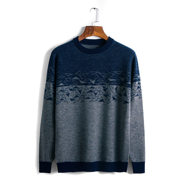 Baishanglinna Wool Sweater Men Casual O-Neck Pullover Men Clothes 2019 New Winter Christmas Soft Warm Cashmere Sweaters PD37393