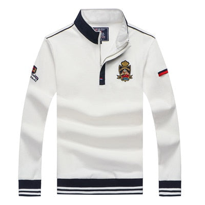 Fashion Brand Men's Sweater Tace & Shark Embroidery Winter iturtleneck Sweater for Men Knitted Pullovers 2019 Christmas Sweater