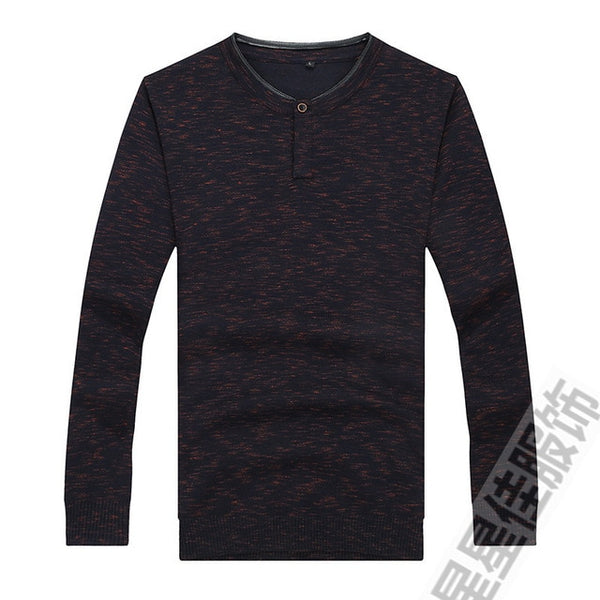 8XL 6XL 5XL 4X Winter Henley Neck Sweater Men Cashmere Pullover Christmas Sweater Mens Knitted Sweaters Pull Homme Jersey Hombre