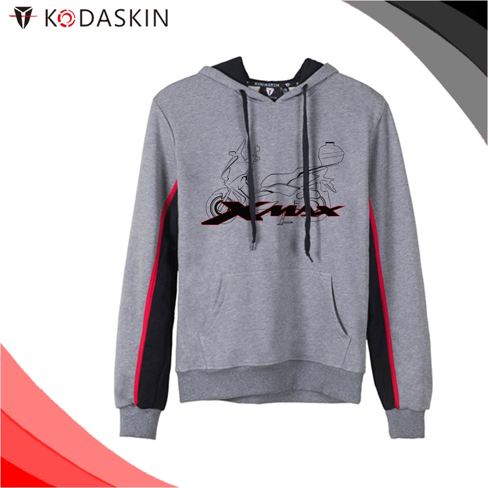 KODASKIN Men Cotton Round Neck Casual Printing Sweater Sweatershirt Hoodies for XMAX xmax