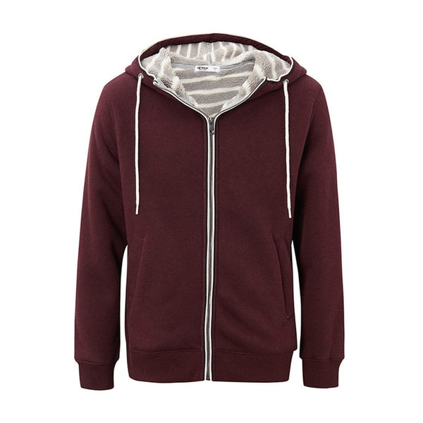 METERSBONWE New Winter Men Cotton Jacket Korean Version Plush Sweater Students Wear