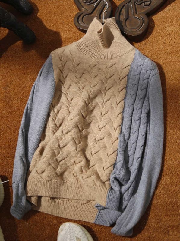 AH10973 Fashion Men's Sweaters 2019 Runway Luxury famous Brand European Design party style Men's Clothing