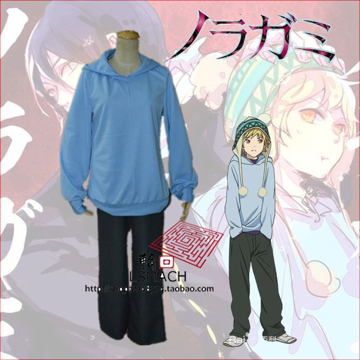 New Anime Noragami Yukine sweater +pant Cosplay Costume