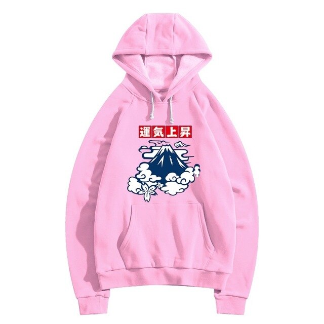XYPANDA Luck Mount Fujiland Scape Sweatshirts 2019 Men Hoodies Simple Personality Clothes Women Hoodie Sweater