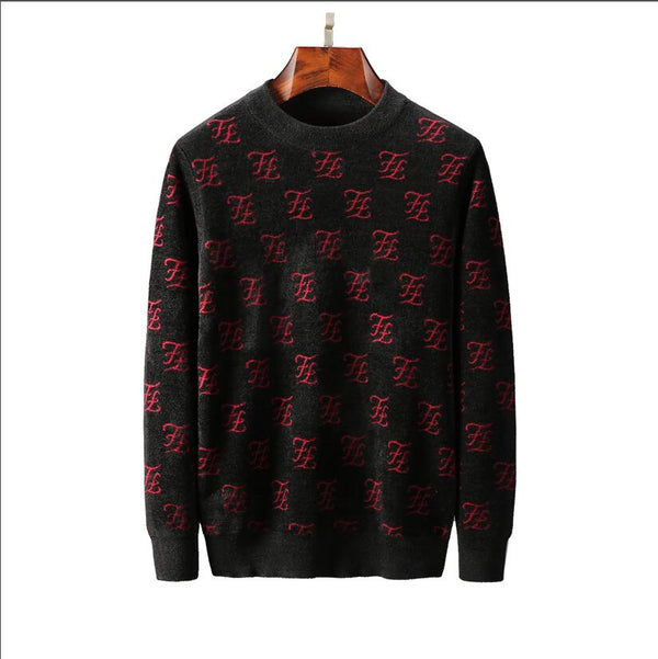 2019 new pullover casual knit sweater men sweater clothes Popular new pullover men O-Neck 800961