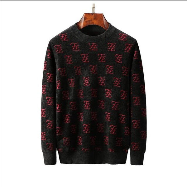 2019 new pullover casual knit sweater men sweater clothes Popular new pullover men O-Neck 800961