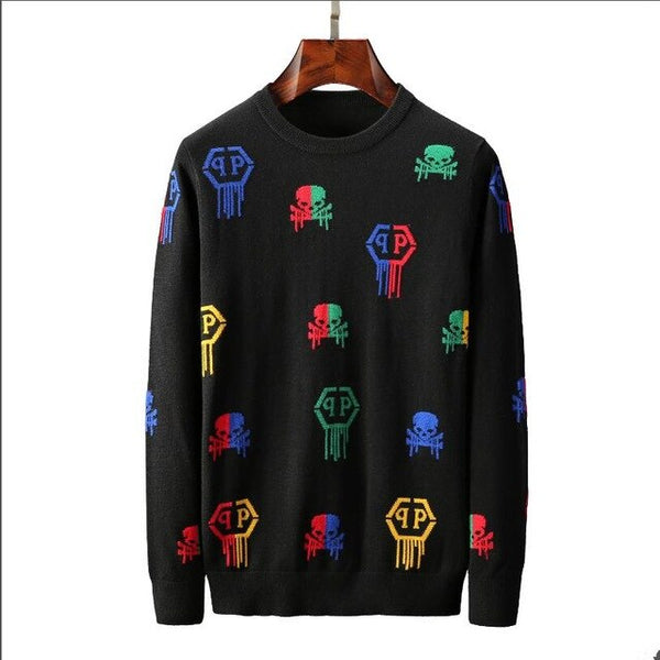 2019 new pullover casual knit sweater men sweater clothes Popular new pullover men O-Neck
