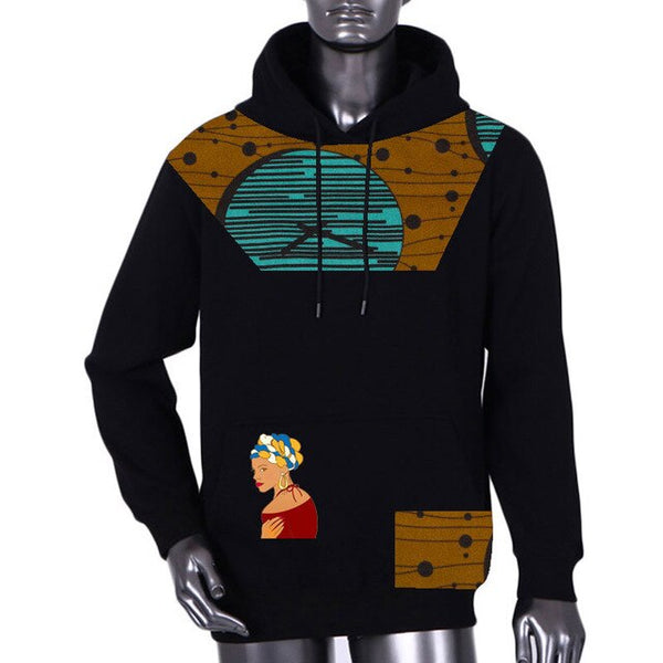 Men's sweater 2019 Autumn African Mens Clothing Long Sleeve Dashiki style Clothing pluz size 5XL African Print sweater WYN1007