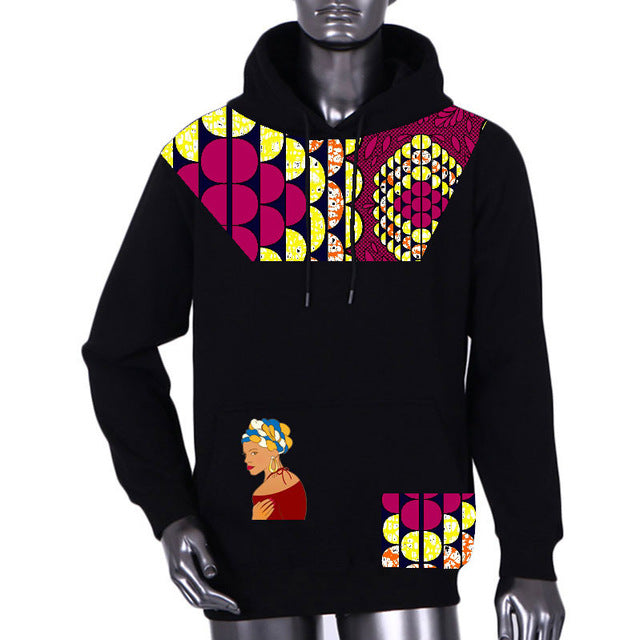 Men's sweater 2019 Autumn African Mens Clothing Long Sleeve Dashiki style Clothing pluz size 5XL African Print sweater WYN1007