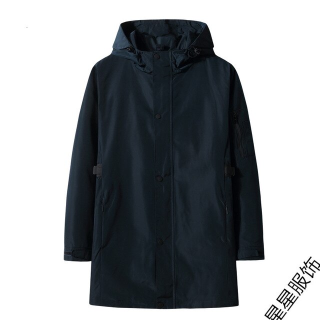 6XL 8XL 5XL men Jacket Winter Jackets mens Fashion Clothing Trench Coat Sweater Slim Long Sleeve Cardigan Warm coats male Outwea