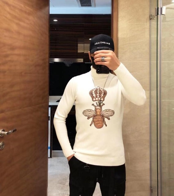 WE10182 Fashion Men's Sweaters 2019 Runway Luxury famous Brand European Design party style Men's Clothing