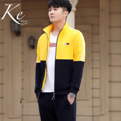 KE red tracksuit 3 piece thin sportswear large plus big size fitness men women sport set sweater wear suit couples autumn