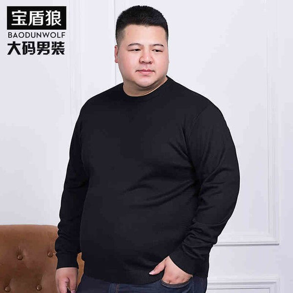 plus size 10XL 8XL 6XL 5XL Sweater Men 2018 Autumn Winter New Pullover Men Knitted Sweater Loose Fit Male Plus Size High Quality