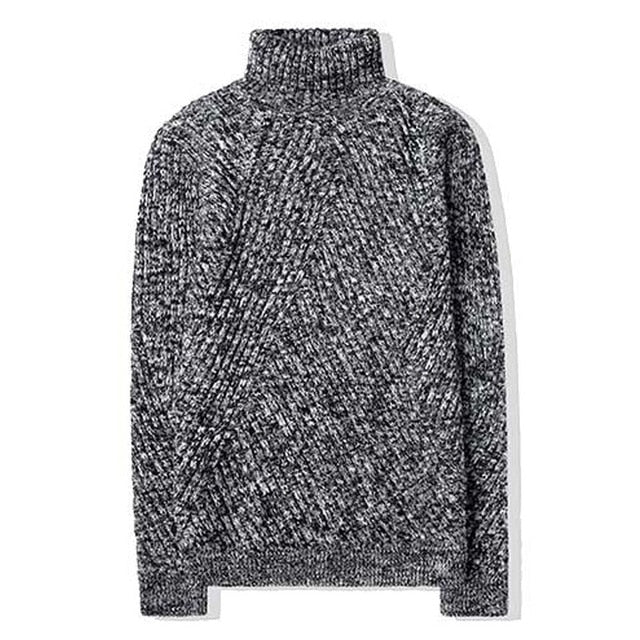 Markless Winter Turtleneck Christmas Sweater Men Brand Clothing Fashion Casual Thick Warm Knitted Sweater Men Pullovers