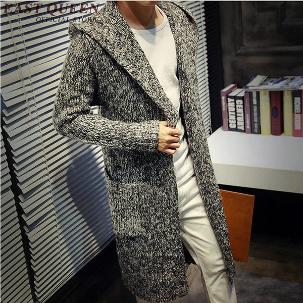 Sweater male winter long cardigans male mens sweaters 2018 christmas jumper for men winter warm sweaters for men KK1654