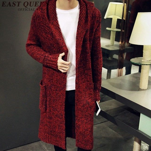 Sweater male winter long cardigans male mens sweaters 2018 christmas jumper for men winter warm sweaters for men KK1654