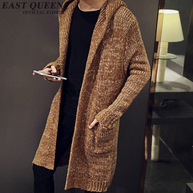 Sweater male winter long cardigans male mens sweaters 2018 christmas jumper for men winter warm sweaters for men KK1654