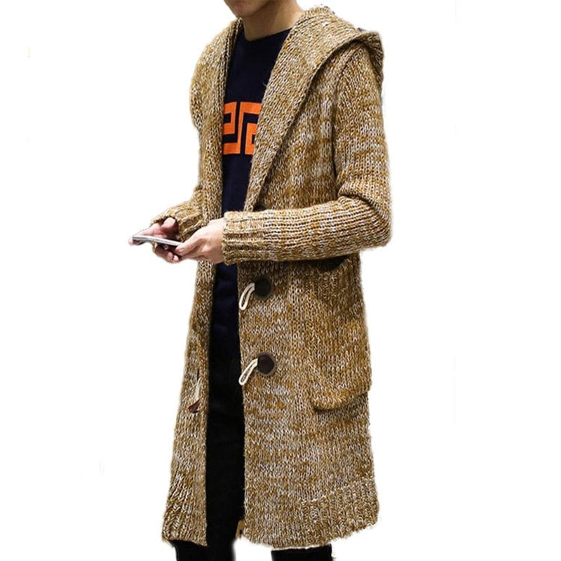 Sweater male winter long cardigans male mens sweaters 2018 christmas jumper for men winter warm sweaters for men KK2715