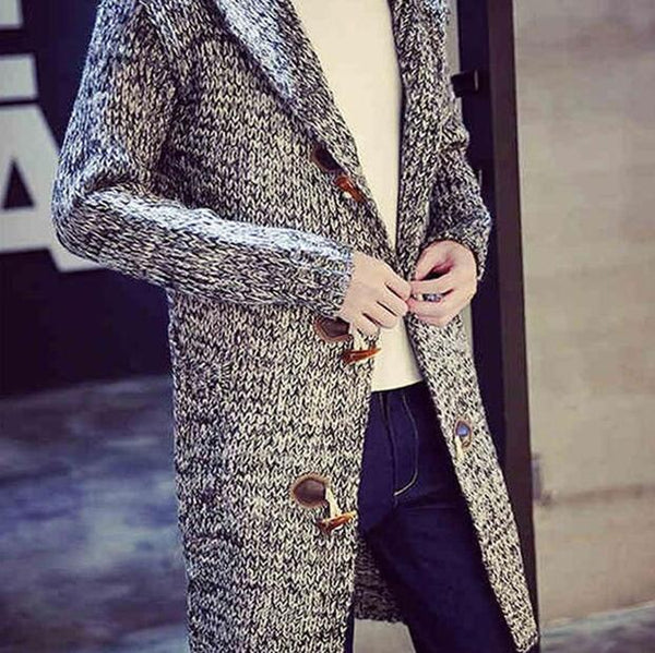 Sweater male winter long cardigans male mens sweaters 2018 christmas jumper for men winter warm sweaters for men KK2715