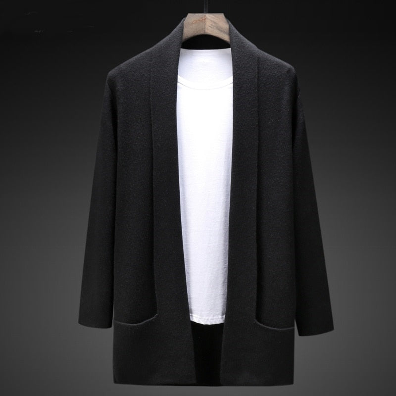 Mens sweaters 2018 sweater male winter long cardigans christmas jumper for men winter warm sweaters for men KK2718