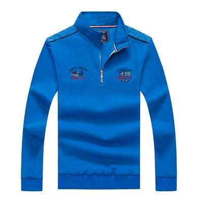 Fashion Brand Men's Pullovers Tace & Shark Embroidery turtleneck Sweater for Men Knitted Sweater Fashion 2019 Christmas Sweater