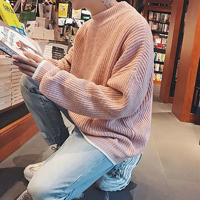 Fashion High Wool Sweater Men Pullovers Winter Warm Sweaters Christmas Korean Style Solid Turtleneck Men Cashmere Sweater Mens