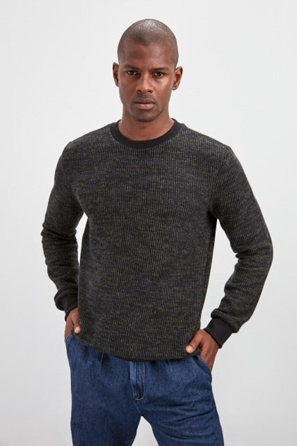 Trendyol Men Long Sleeve Cycling Collar Sweater New TMNAW20KZ1133