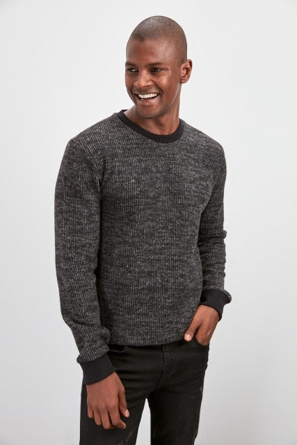 Trendyol Men Long Sleeve Cycling Collar Sweater New TMNAW20KZ1133