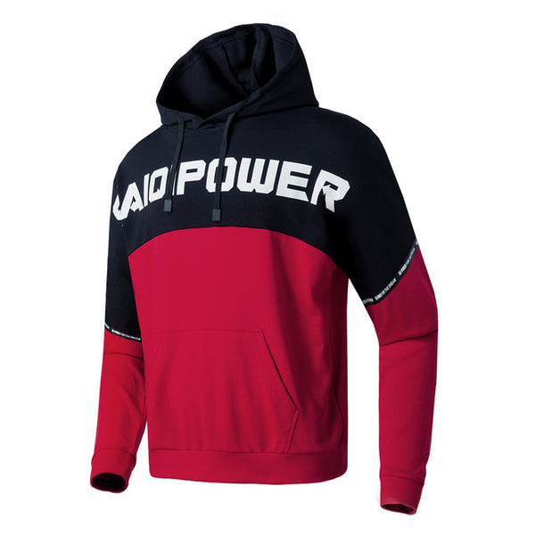 SAIQI 2018 Winter Two Color Spell Matching Men Trainning Exercise Sweaters Breathable Comfortable Male Hoodies Lover Wear178537
