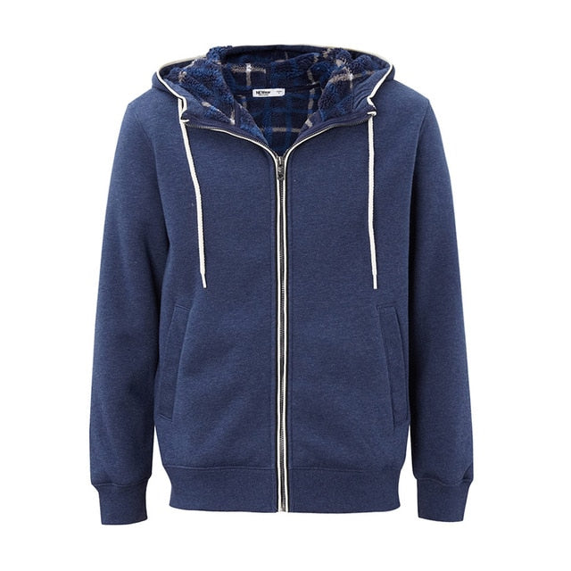 METERSBONWE New Winter Men Cotton Jacket Korean Version Plush Sweater Students Wear