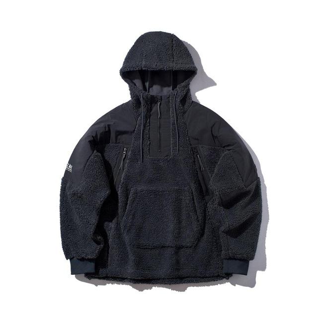 Li-Ning Men BAD FIVE Po Knit Basketball Hoodie Warm Fleece Loose Fit Polyester LiNing Sports Winter Coat Sweater AWDP621 COND19