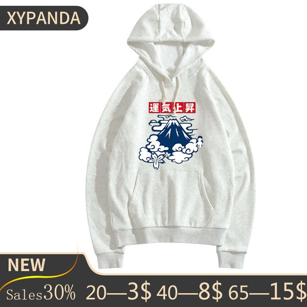 XYPANDA Luck Mount Fujiland Scape Sweatshirts 2019 Men Hoodies Simple Personality Clothes Women Hoodie Sweater