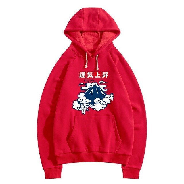 XYPANDA Luck Mount Fujiland Scape Sweatshirts 2019 Men Hoodies Simple Personality Clothes Women Hoodie Sweater