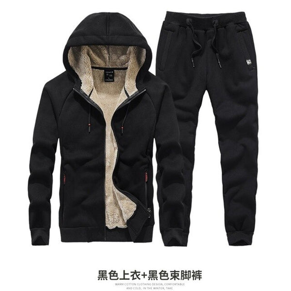 Men's winter new lambskin sweater coat 125kg tide fat plus velvet thick warm plus fertilizer plus code Wei pants casual sports