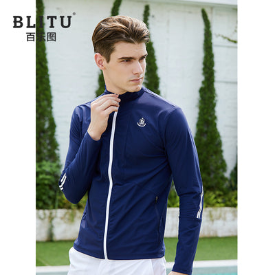 2019 golf sweater men golf jacket clothing windproof fast dry high elasteic