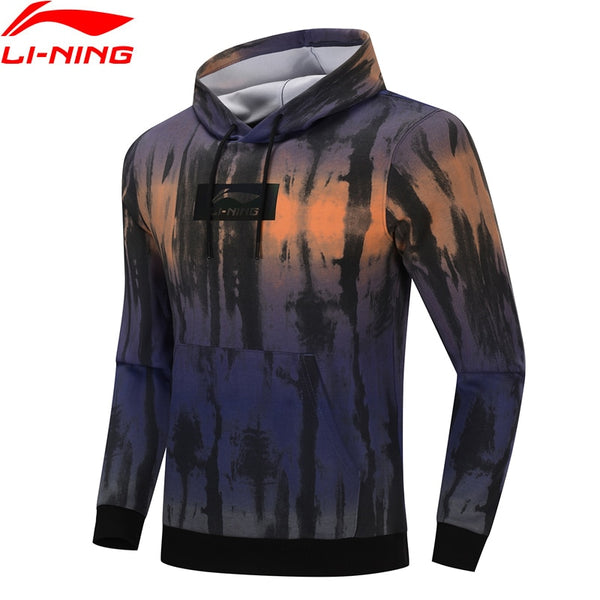 Li-Ning Men The Trend Knit Hoodie 63% Cotton 37% Polyester Regular Fit Comfort LiNing Hooded Sports Sweaters AWDP599 COND19