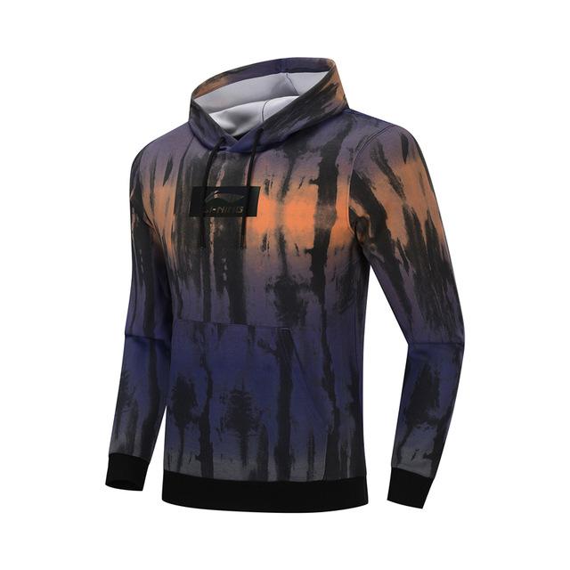 Li-Ning Men The Trend Knit Hoodie 63% Cotton 37% Polyester Regular Fit Comfort LiNing Hooded Sports Sweaters AWDP599 COND19
