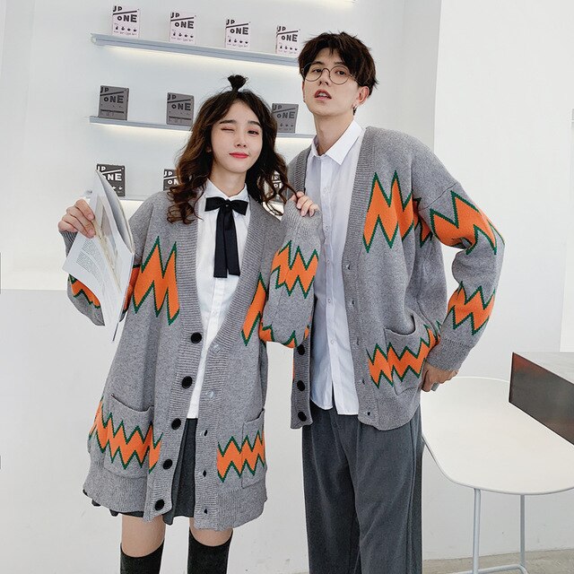 LEGIBLE 2019 New Autumn Hip Hop Sweater Men Casual Loose Mens Sweaters Knitting Cardigan Coat Men