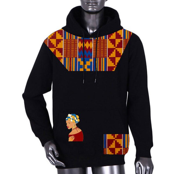 Men's sweater 2019 Autumn African Mens Clothing Long Sleeve Dashiki style Clothing pluz size 5XL African Print sweater WYN1007