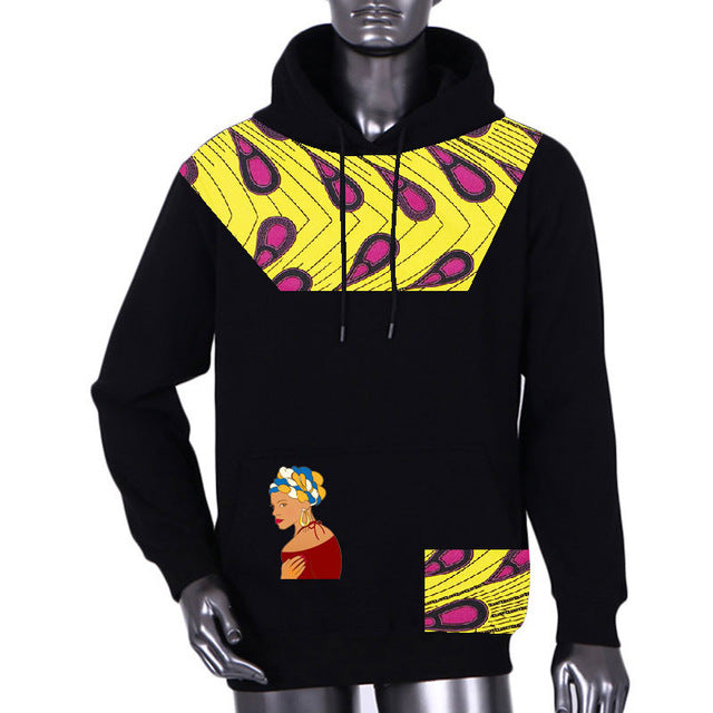 Men's sweater 2019 Autumn African Mens Clothing Long Sleeve Dashiki style Clothing pluz size 5XL African Print sweater WYN1007