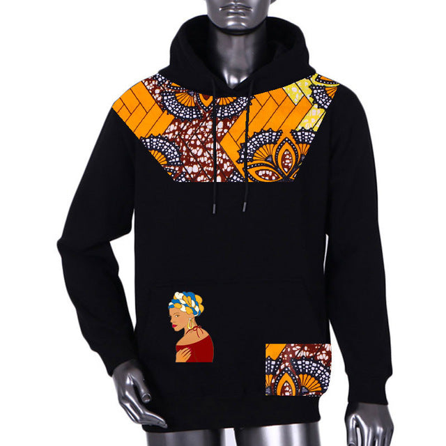 Men's sweater 2019 Autumn African Mens Clothing Long Sleeve Dashiki style Clothing pluz size 5XL African Print sweater WYN1007
