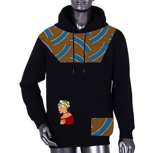 Men's sweater 2019 Autumn African Mens Clothing Long Sleeve Dashiki style Clothing pluz size 5XL African Print sweater WYN1007
