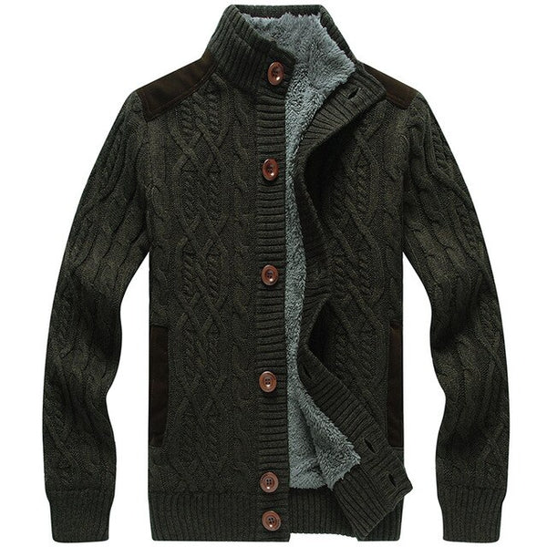 Man's Sweater Fashion Autumn Winter Wool Cardigans Men's Casual Thick Warm Sweater Coats Male 2019 Knitting Sweter Hombre S-3XL