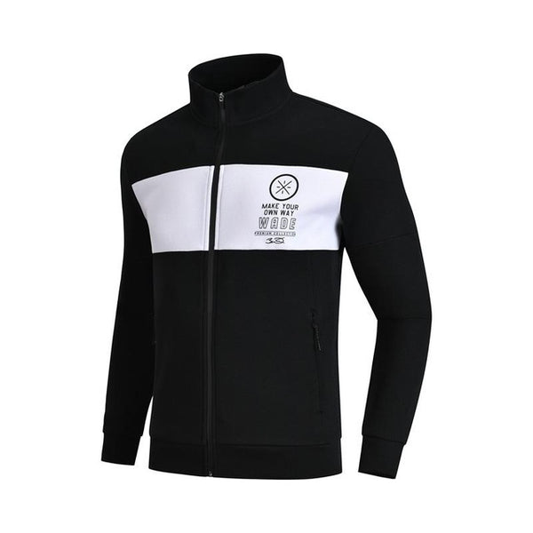 Li-Ning Men Wade Series Sweater Zipper Closure Regular Fit 66% Cotton 34% Polyester LiNing Comfort Sports Tops AWDN663 CJAS18